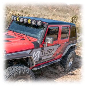 Jeep Wrangler JK Hardtop - TURN Offroad - Fastback 4-Piece - White - `07-`18